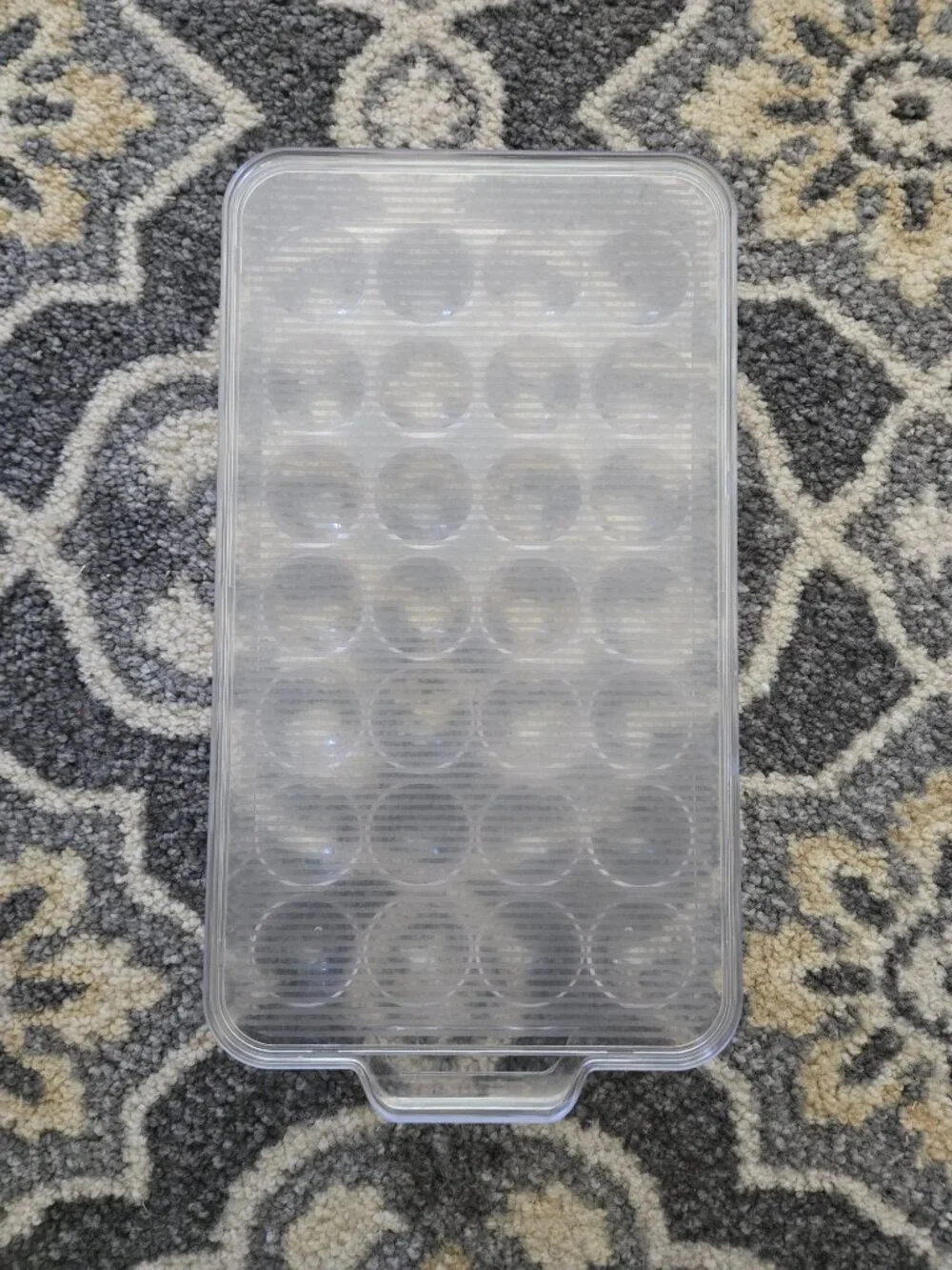 Kitchen Plastic Egg Storage Container | 28 Egg Tray | Clear